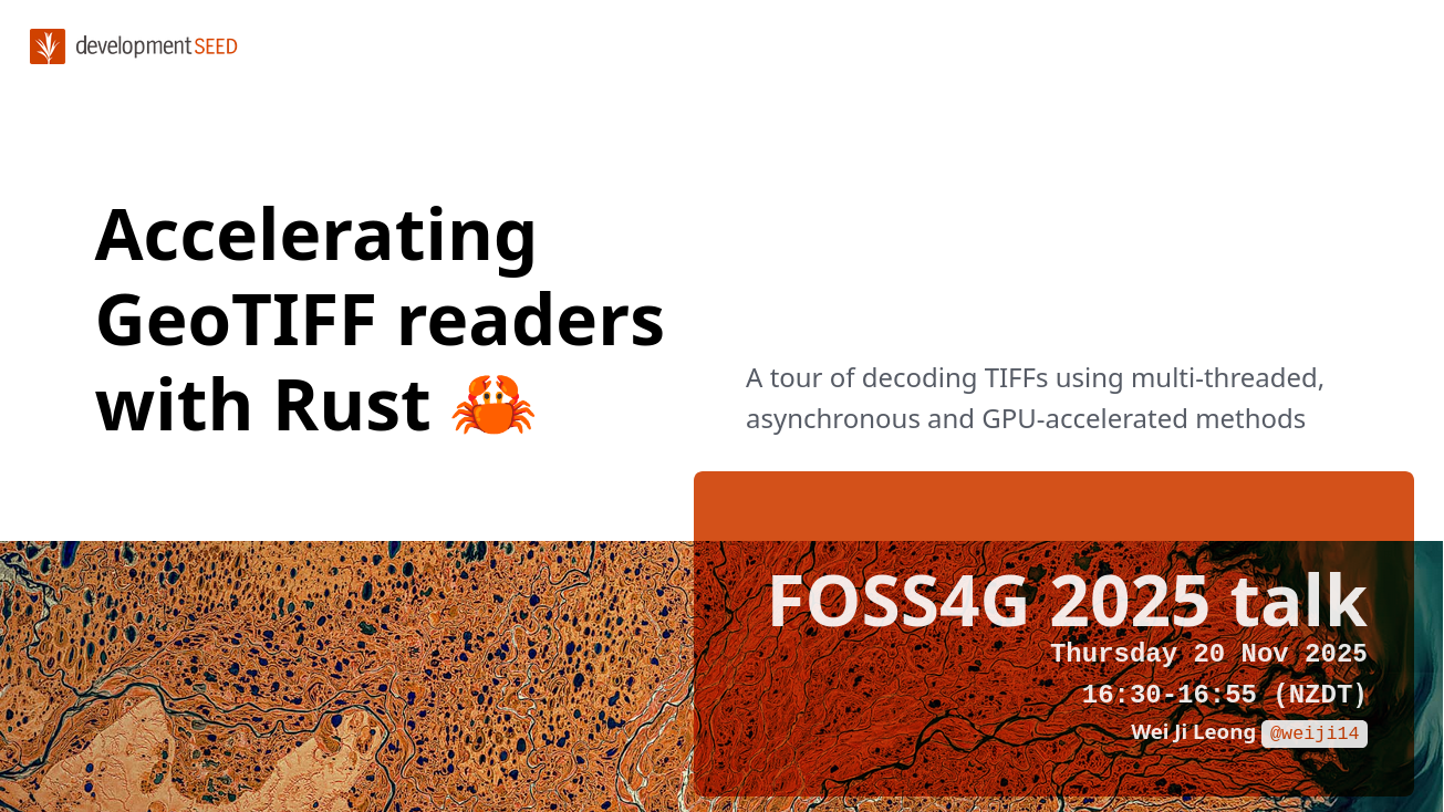 Accelerating GeoTIFF readers with Rust