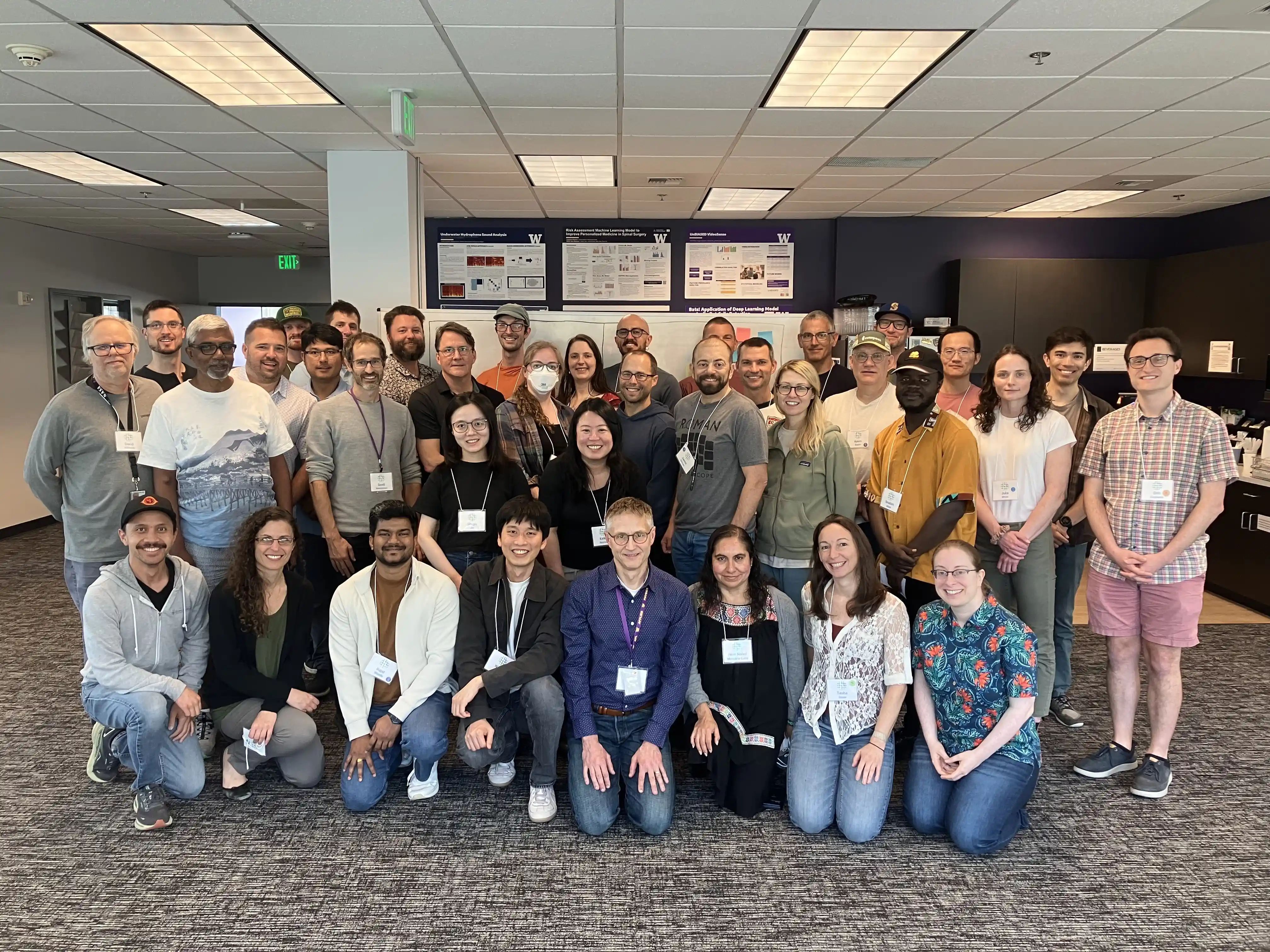 Group photo taken on Thursday